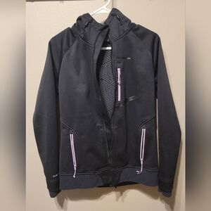 Black Hoodie Size Small Under Armour Storm Jacket with Lavender Accents